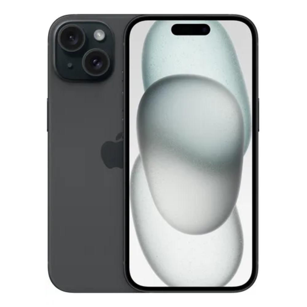 IPHONE 15 128GB NEGRO . PANTALLA 6.1 SUPER RETINA XDR . CHIP A16 BIONIC . CÁMARA 48MP . USB-C