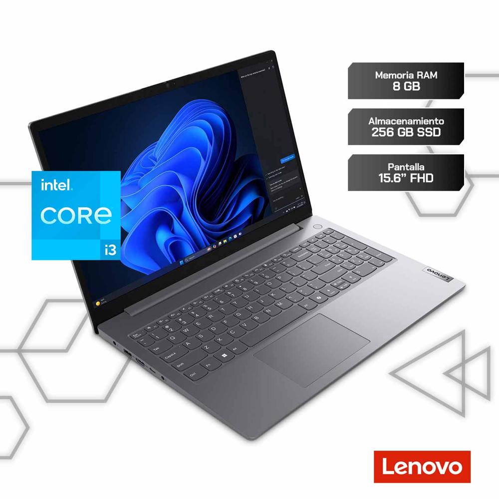 Laptop Lenovo V15 G5Core i3 8GB RAM 256GB SSD 15.6 FHD Windows 11