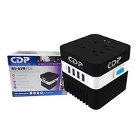 ESTABILIZADOR CDP RU-AVR604I 300W 4 SALIDAS 4 PUERTOS USB
