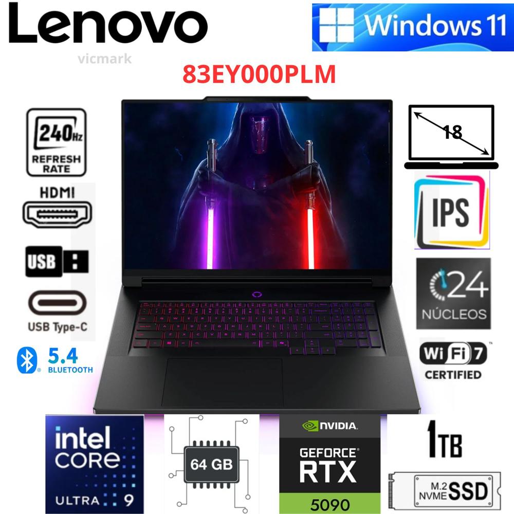 Laptop Gamer 4K Intel Core Ultra 9 275HX RTX 5090 64GB 2TB SSD