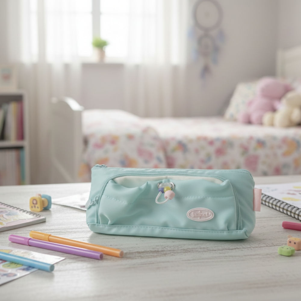 Cartuchera Gama Alta Turquesa