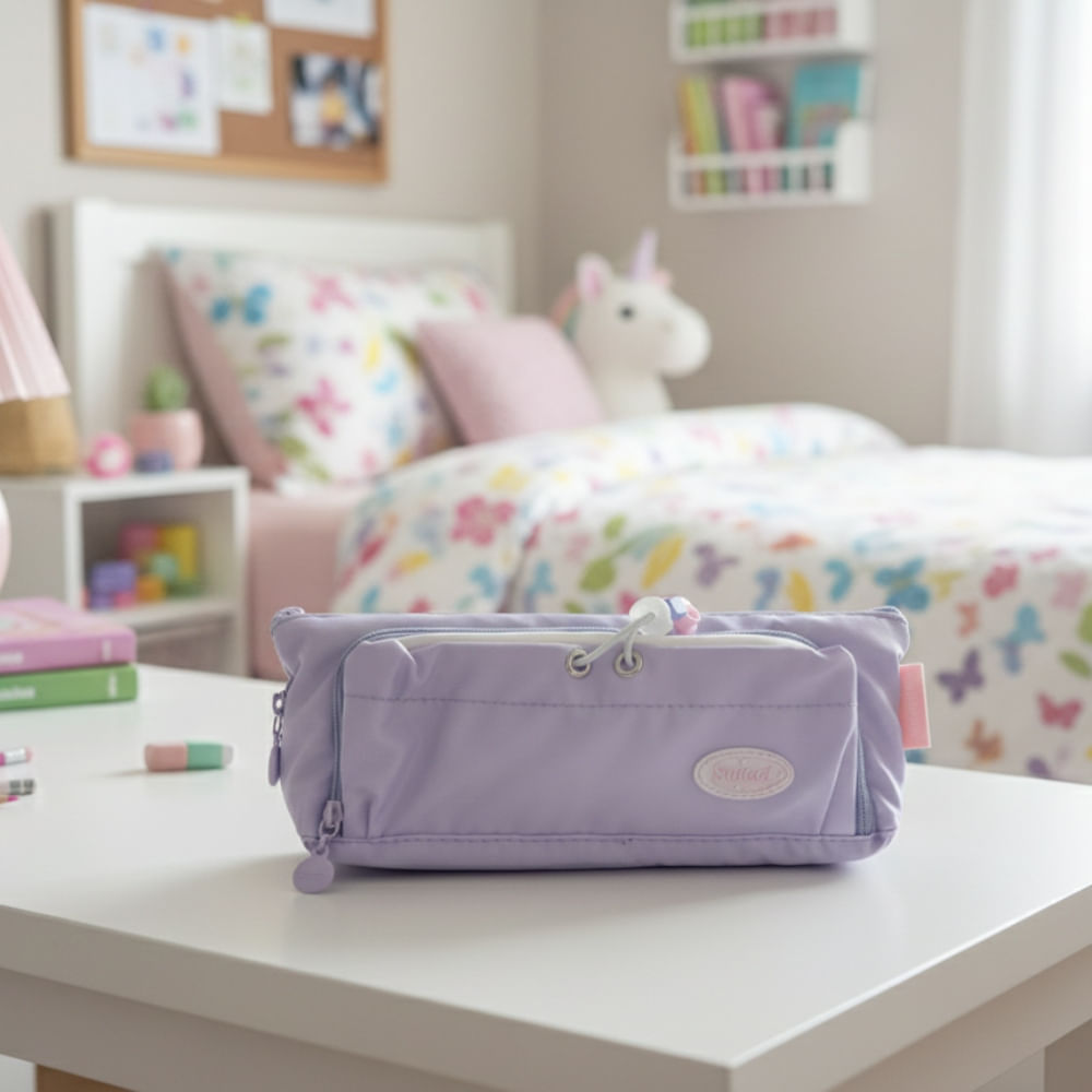 Cartuchera Gama Alta Lila