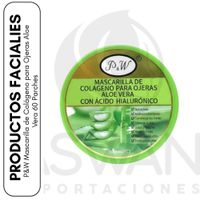 P&W Mascarilla de Colágeno para Ojeras Aloe Vera 60 Parches