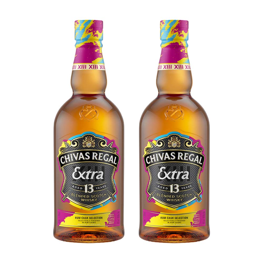 Pack Whisky CHIVAS REGAL Extra 13 Rum Cask Selection Botella 700ml x 2un
