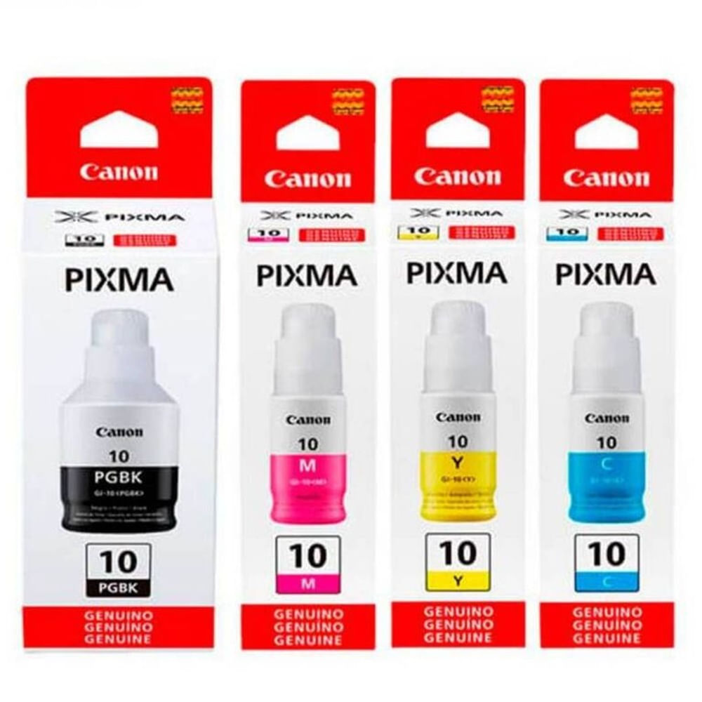 TINTA CANON GI-10 KIT DE 4 COLORES