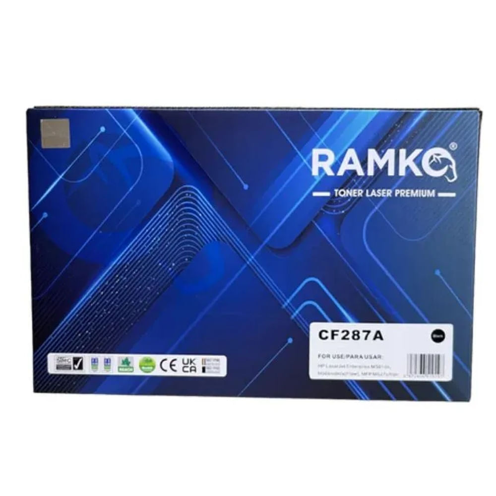 TONER COMPATIBLE HP 87A  CF287ANEGRO