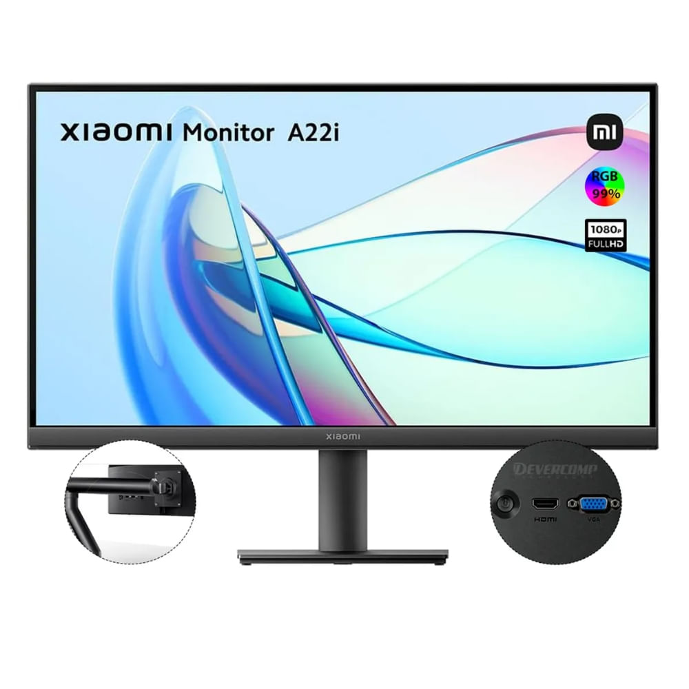 Monitor Gamer Xiaomi A22i 21.45 Pulgadas Full HD 75Hz