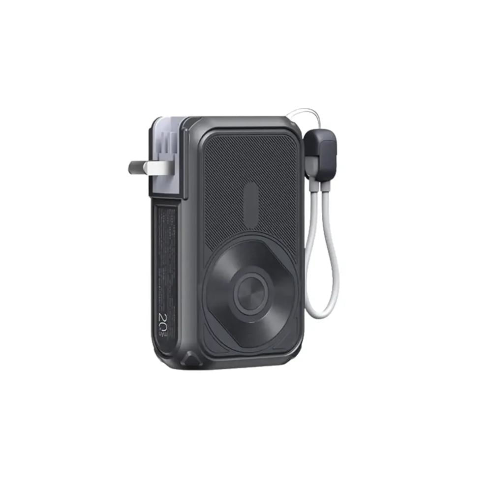 REMAX CP-2 Power Bank con Carga Inalámbrica Magnética de 15W y Cable Incorporado