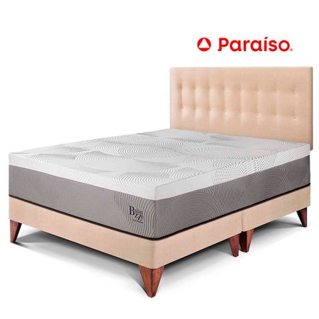 Dormitorio Europeo Balanzze King  Champagne