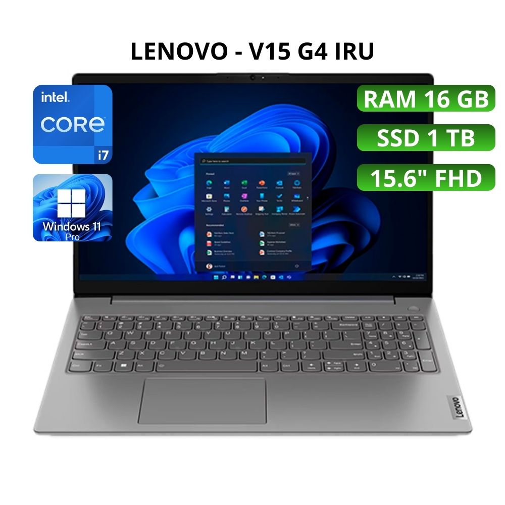 Laptop Lenovo  V15 G4 IRU intel Core i7 13va Gen Ram 16GB SSD 1TB -83A100VULM