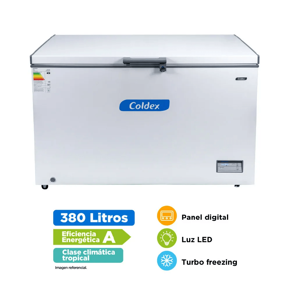 Congeladora Horizontal Coldex 380L CH40PLUS Blanco