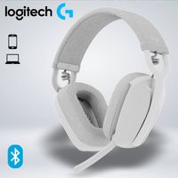 AUDIFONO LOGITECH ZONE VIBE 100 BLUETOOTH 2 MICROFONOS BLANCO