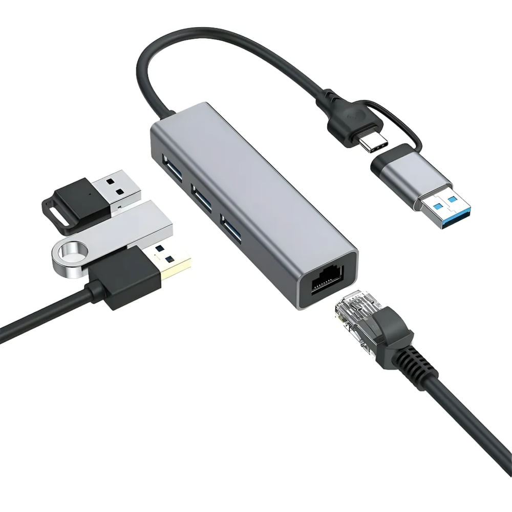 Adaptador Ethernet Gigabit Tipo C Usb 3.0 Ugrn - 1000 Mbps