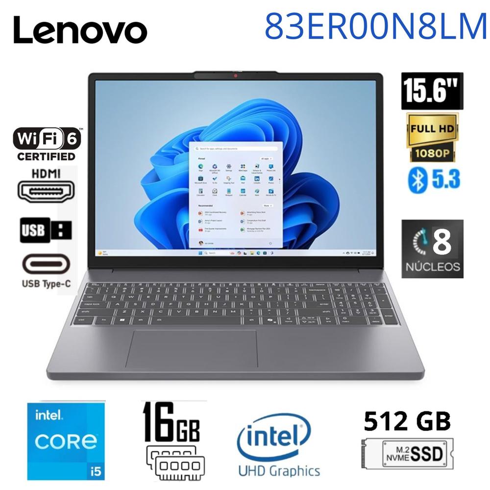 NB LENOVO IDEAPAD SLIM 3 15IAH8 I5-12450H 16GB SSD512GB 83ER00N8LM
