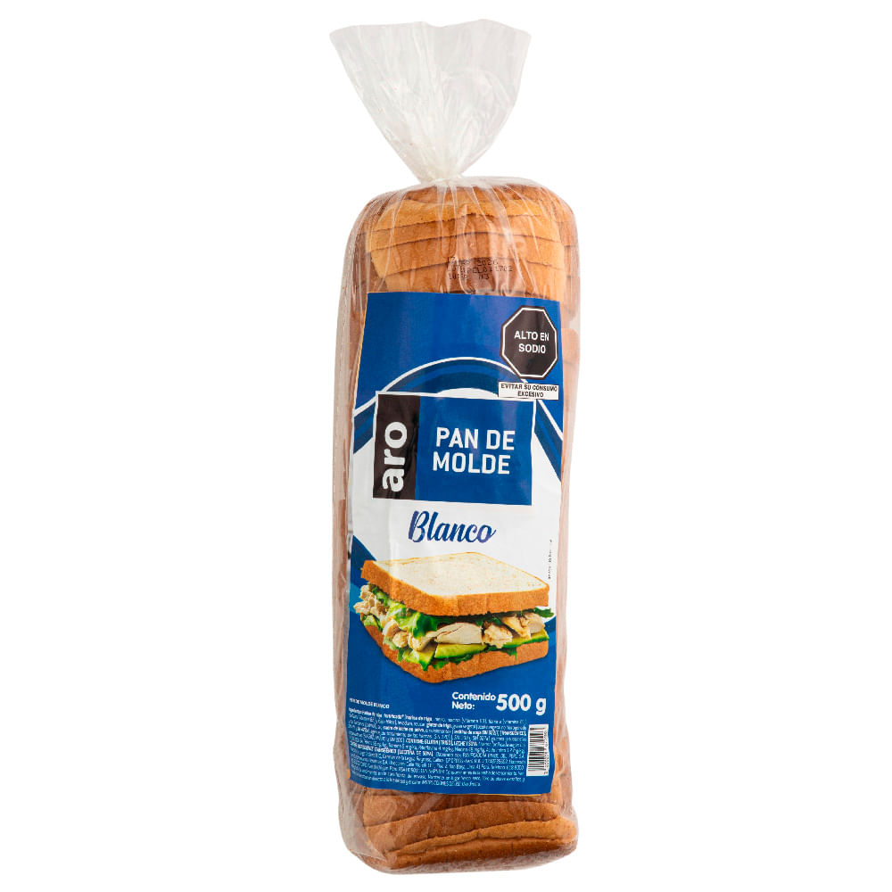 Pan de Molde Blanco ARO Bolsa 500g