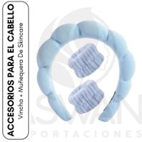 Vincha y Muñequera De Skincare