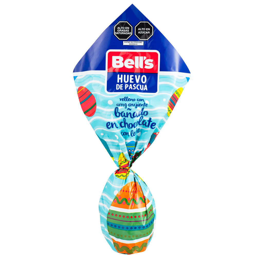 Huevo de Pascua BELL'S Chocolate con Leche Empaque 80g