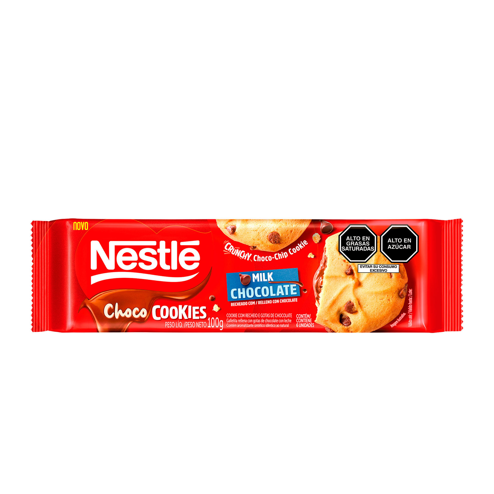 Choco Cookies PLAA VEA NESTLÉ Milk Chocolate Bolsa 100g