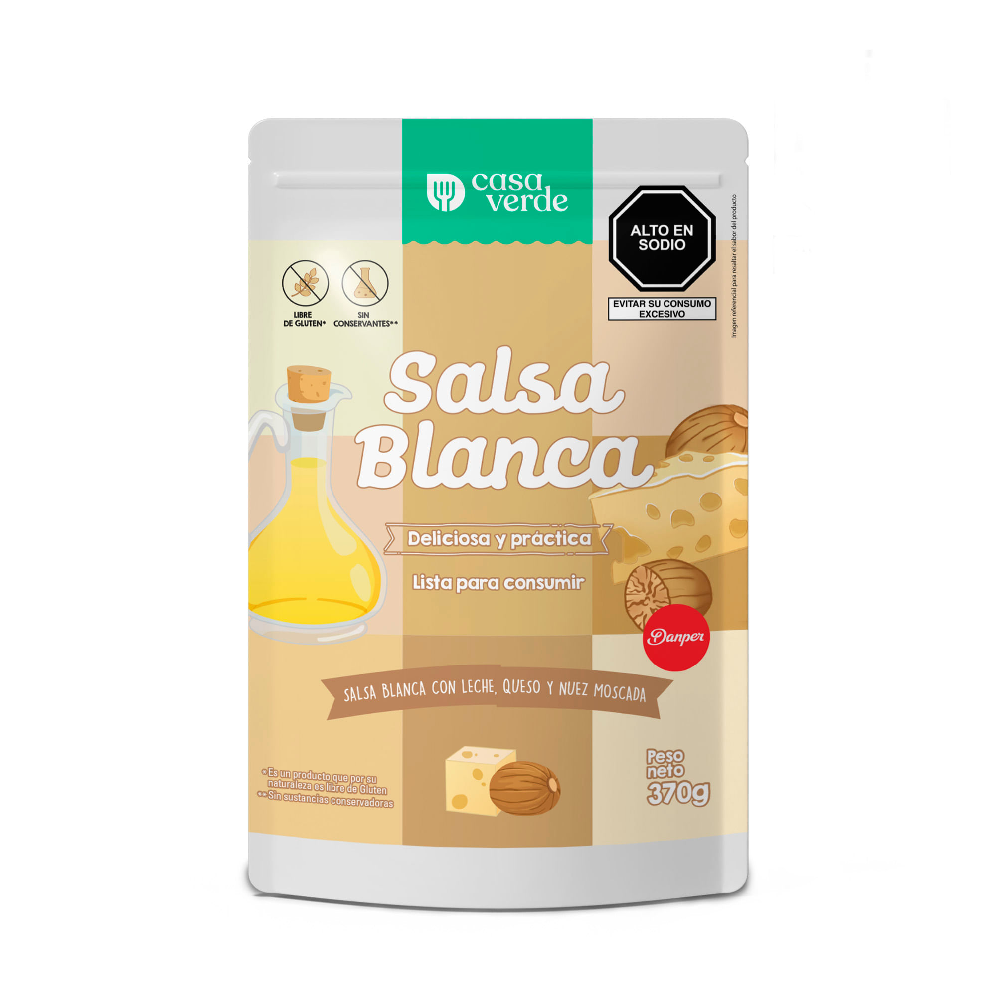 Salsa Blanca CASA VERDE Doypack 370g