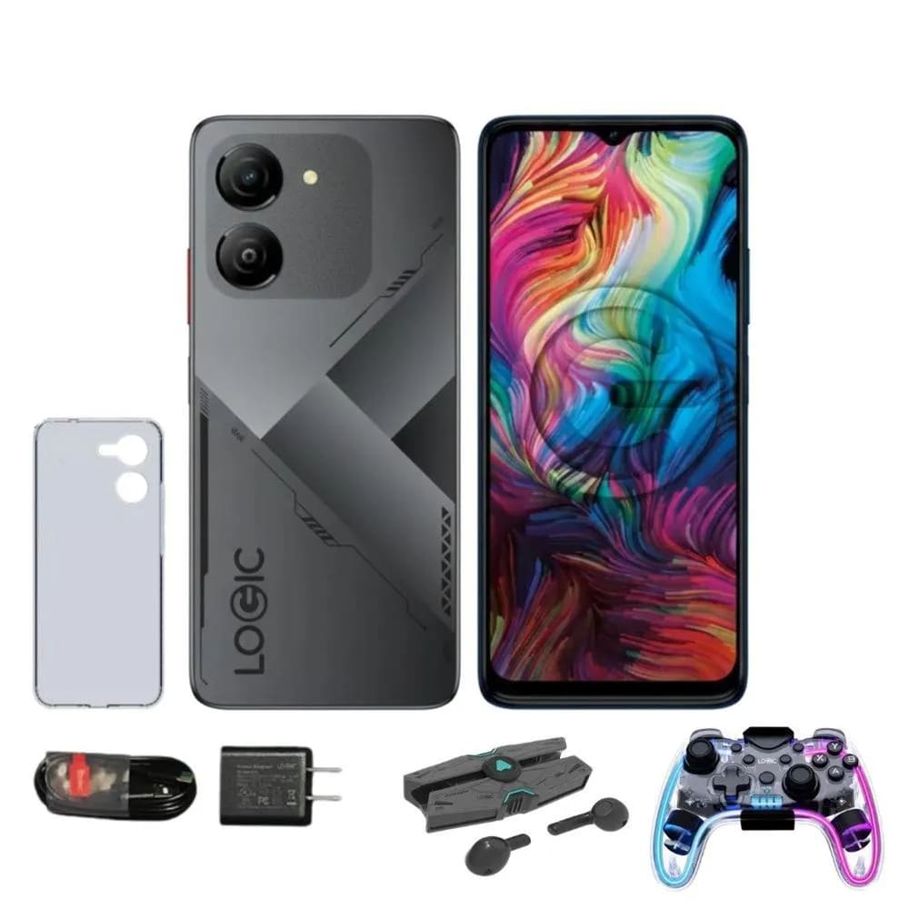 Celular Gamer Logic  G1L 4gb - 128gb Pack Gaming