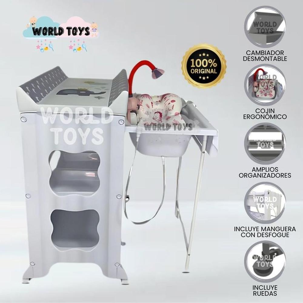 Bañera Cambiador BAMORY Edición Limitada Lila