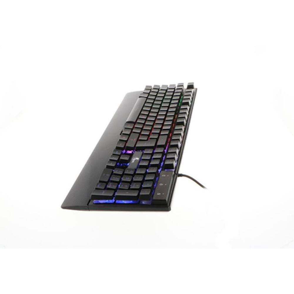 TECLADO GAMING XTECH XTK-510S - ESPAÑOL - ILUMINACIÓN LED MULTI-COLOR CON EFECTOS DE LUZ
