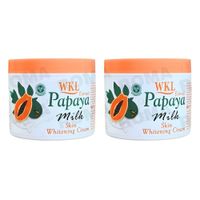 PACK 2 CREMA ACLARANTE PAPAYA Y LECHE 115ML WOKALI