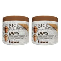 PACK 2 CREMA BLANQUEADORA FACIAL ARROZ 115G WOKALI
