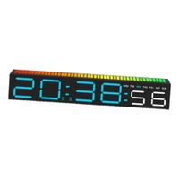 Reloj Digital LED Pantalla Grande Alarma Musica Movimiento Escritorio Mesa de Noche