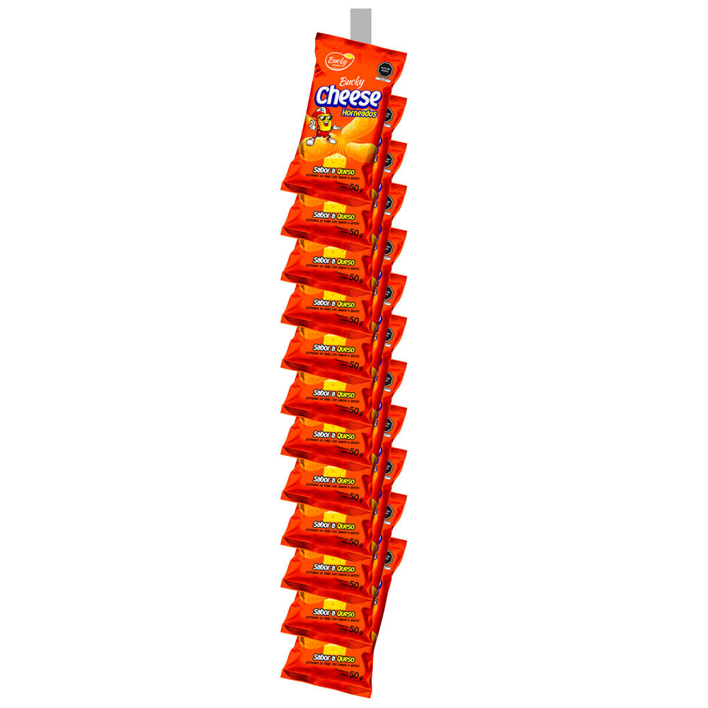 Maíz BUCKY Cheese Queso Paquete 12un
