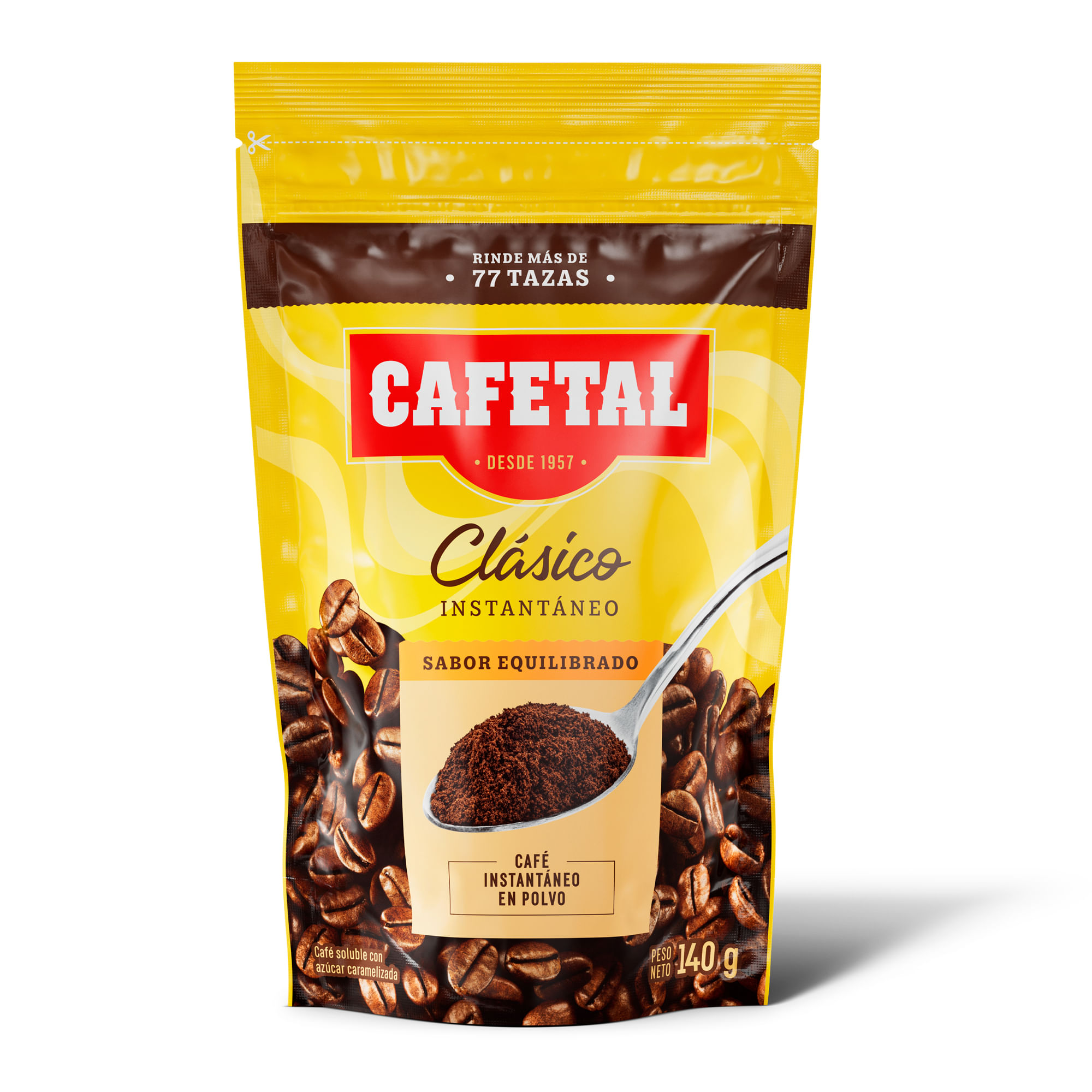 Café Instantáneo CAFETAL Clásico Doypack 140g