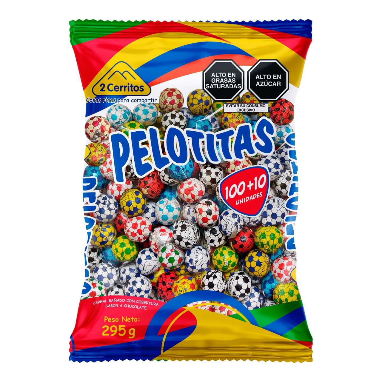 Pelotitas de Chocolate 2 CERRITOS Bolsa 295g