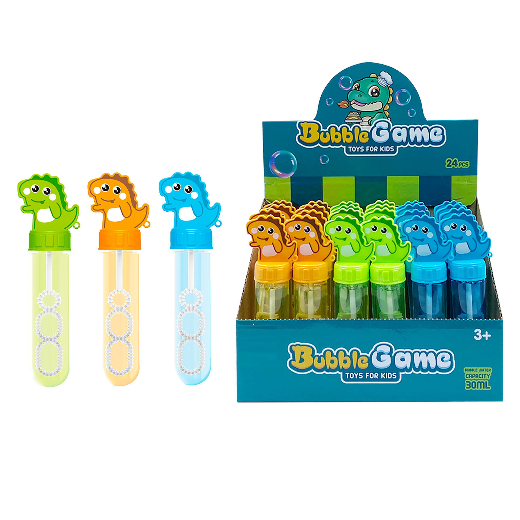 Burbujas Dino BRIGHT Piñatería (Modelos Aleatorios)