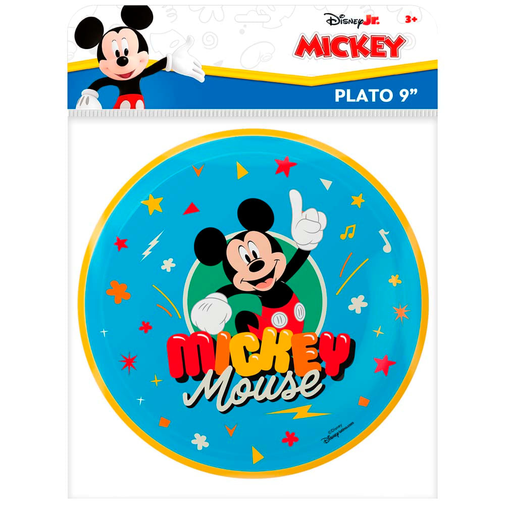Plato Grande Mickey OFFICE PAPER Pack 6un