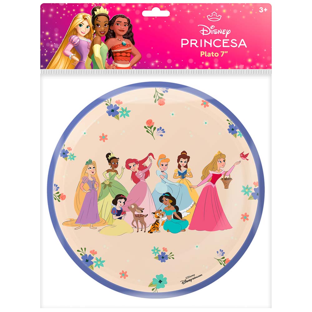 Plato Chico Princesas OFFICE PAPER Pack 6un