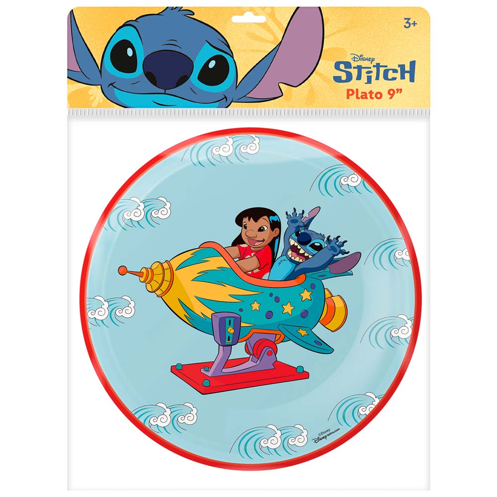 Plato Grande Lilo & Stitch OFFICE PAPER Pack 6un