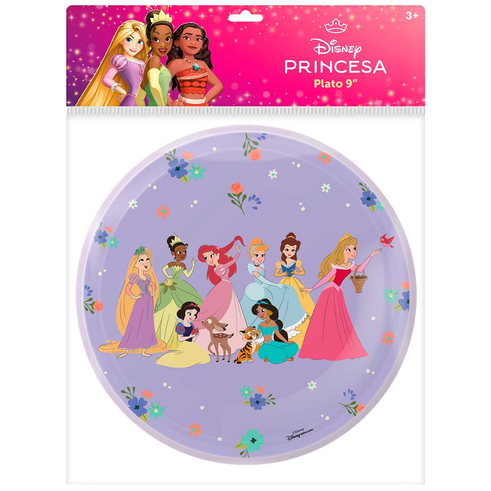 Plato Grande Princesas OFFICE PAPER Pack 6un