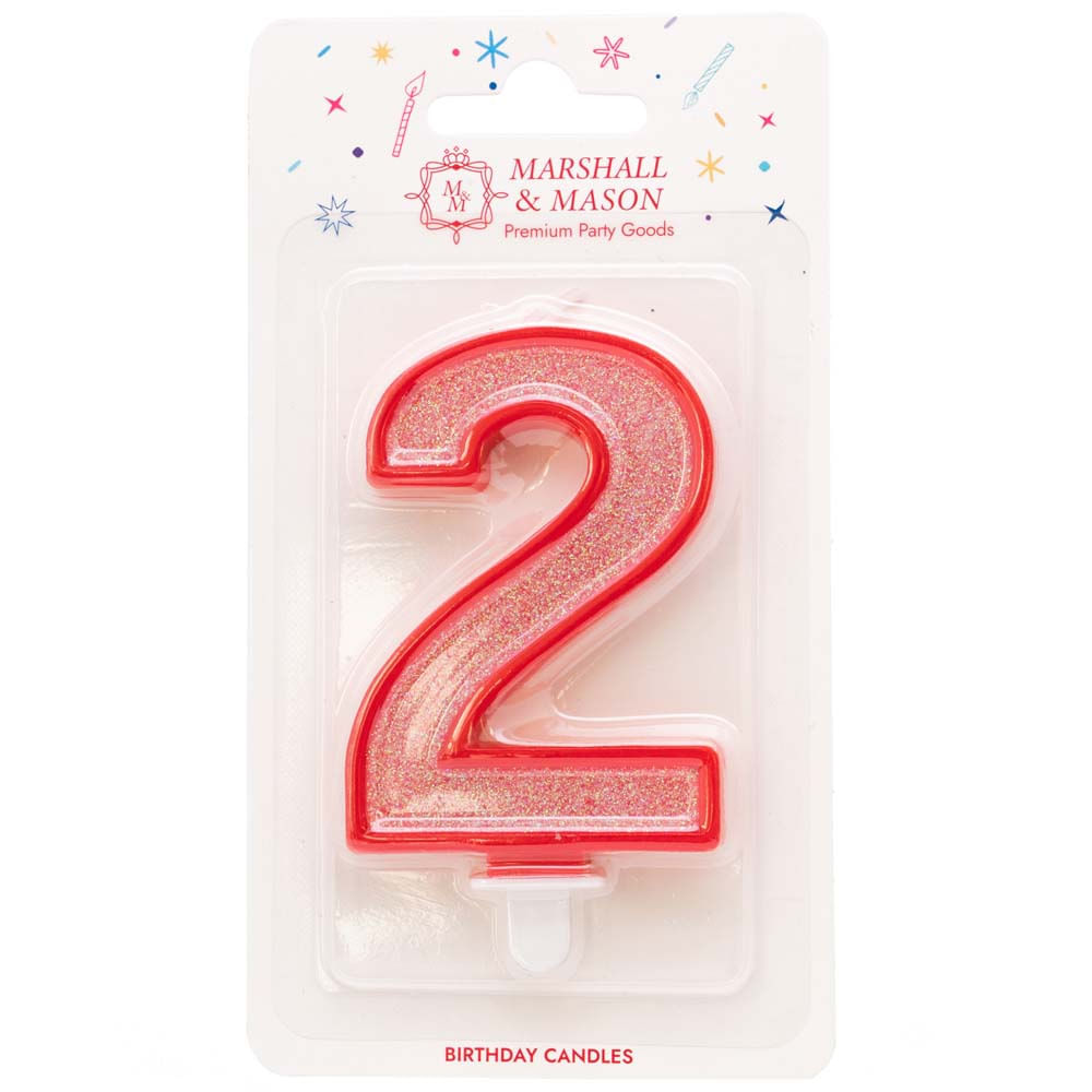 Vela de Cumpleaños MARSHALL & MASON Multicolor Deluxe Glitter #2