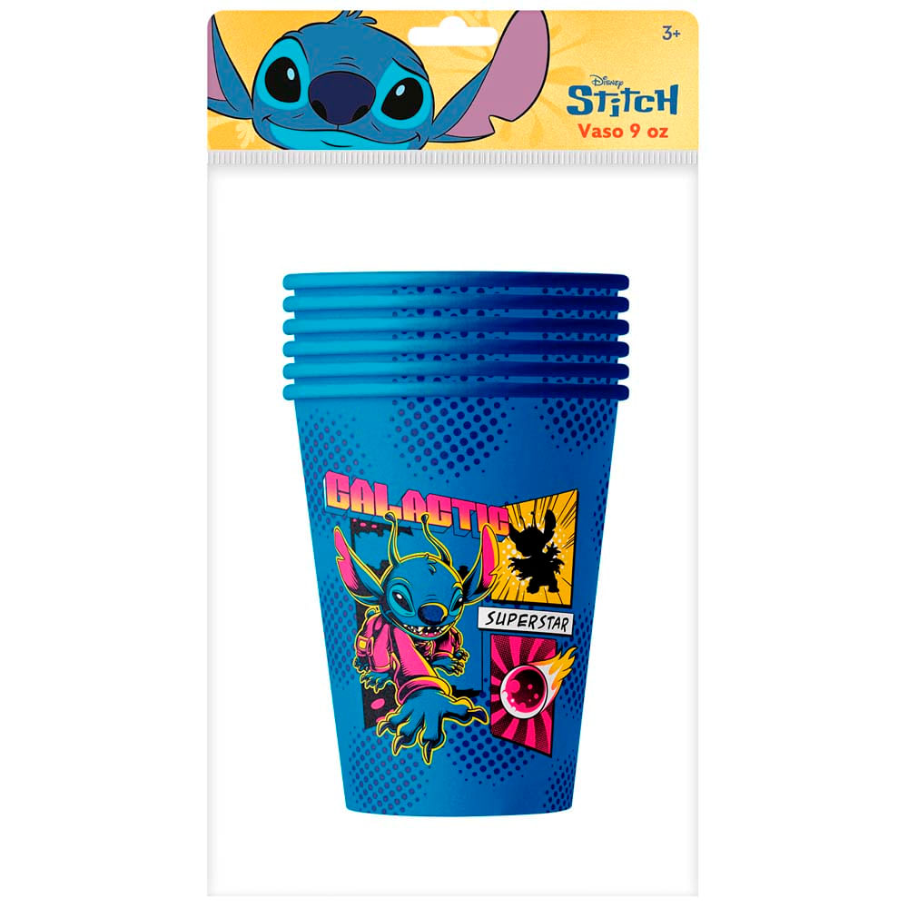 Vasos Stitch OFFICE PAPER 9oz Pack 6