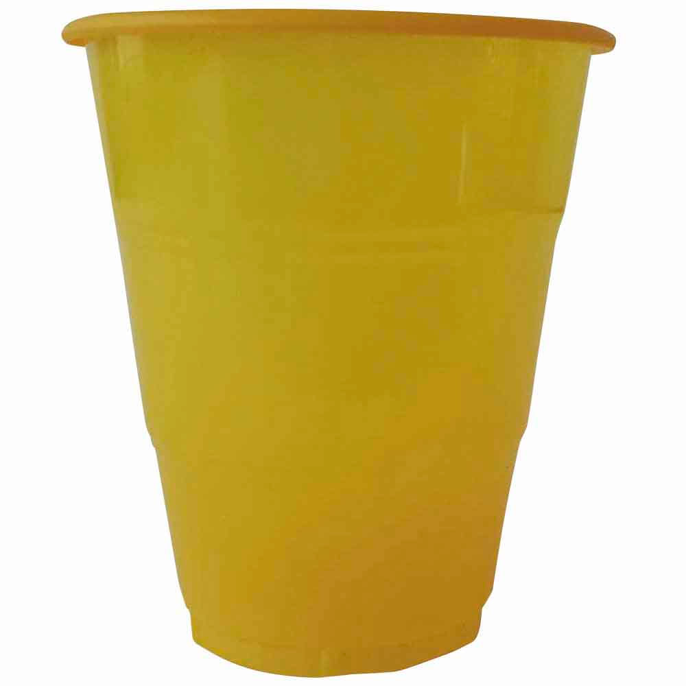 Vaso OLEGO 7Oz Amarillo 12un