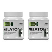 Pack 2 Frascos Melatonina 5 mg Nibray 60 Gomitas