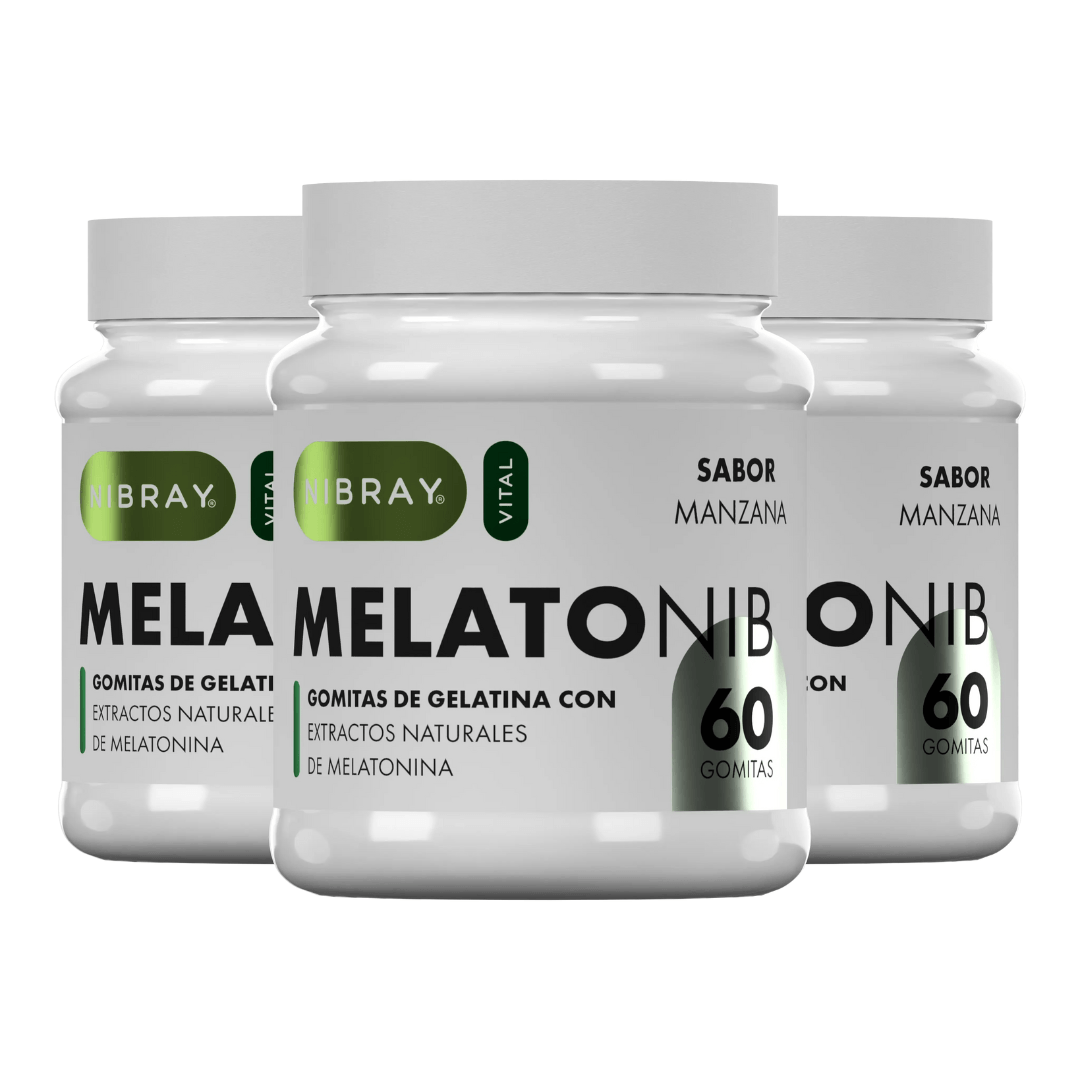Pack 3x2 Melatonina 5 mg Nibray 60 Gomitas