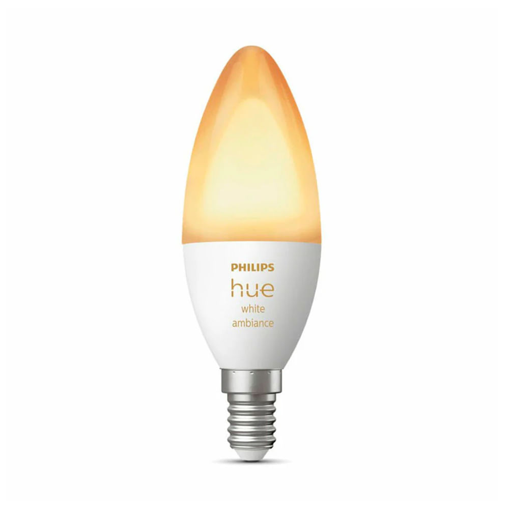Bombilla LED Philips Hue B39 E14 4 W con luz blanca ambiente