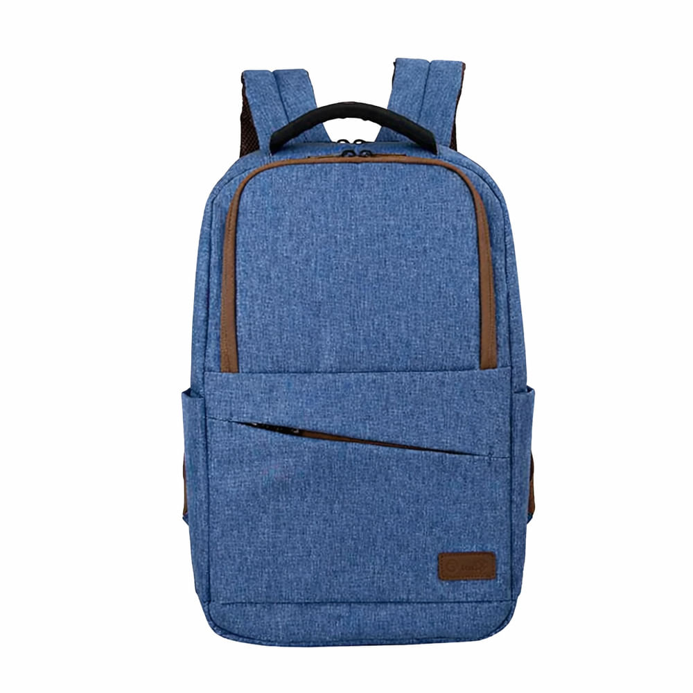 Mochila Teros TE-ACS9011 compatibilidad 15.6'' color azul