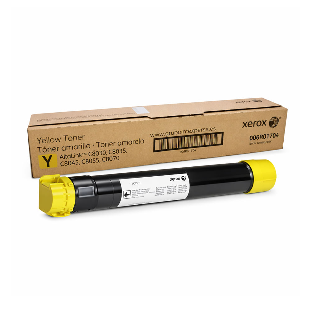 Toner Xerox 006R01704 Amarillo para Multifuncional AltaLink C80XX Alta Capacidad