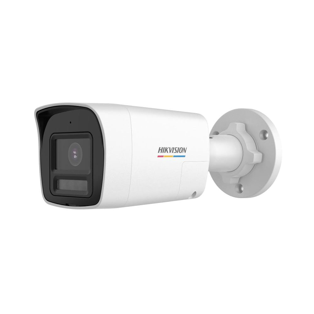 Cámara HIKVISION Bullet 2MP ColorVu con audio y visión nocturna 20m, lente 2.8mm, híbrida y conectiv