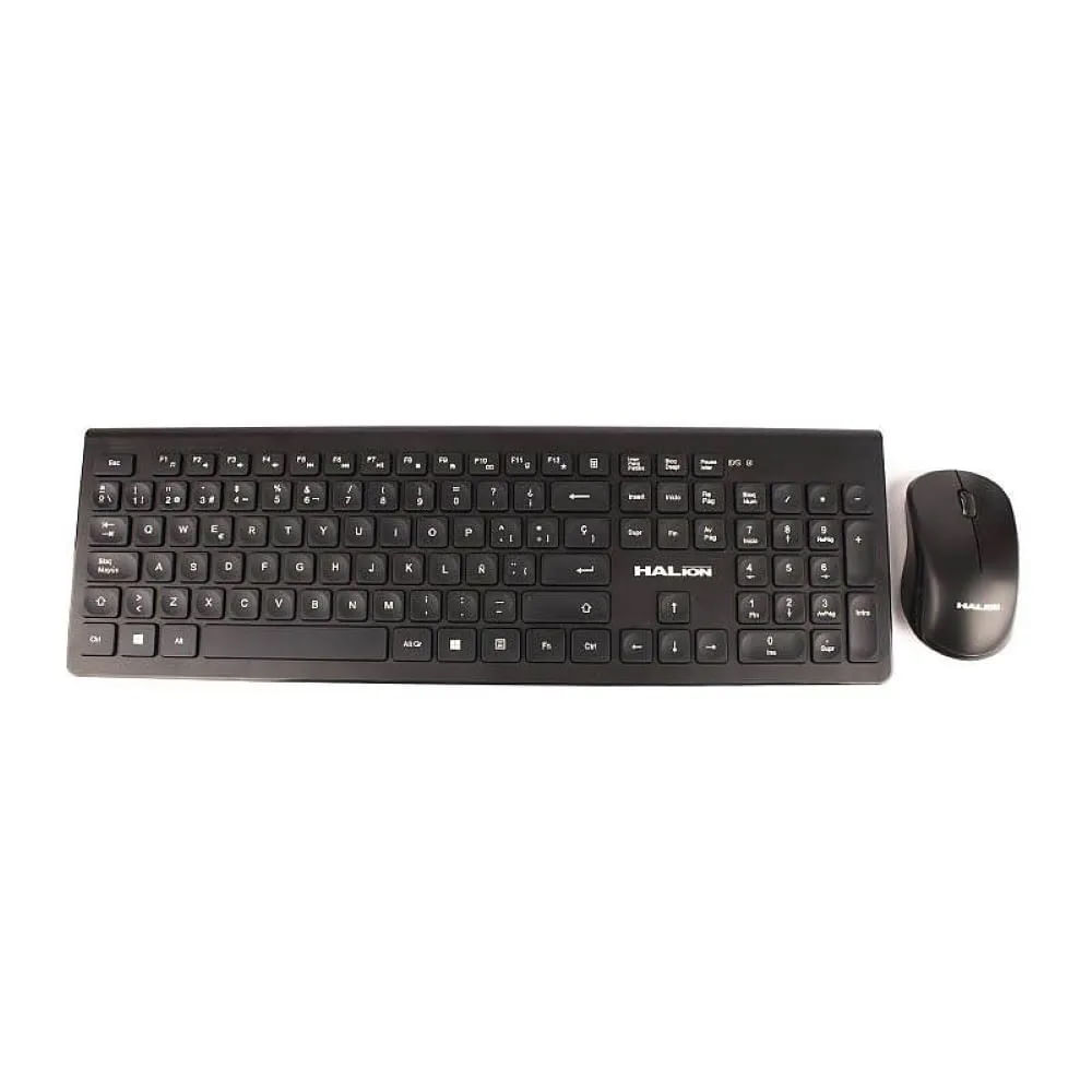 Teclado y mouse inalámbrico Halion HA-K210W