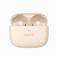 Audífonos Inalámbricos HAVIT TW958 PRO Bluetooth 5.3 con ANC y Dual Device Beige