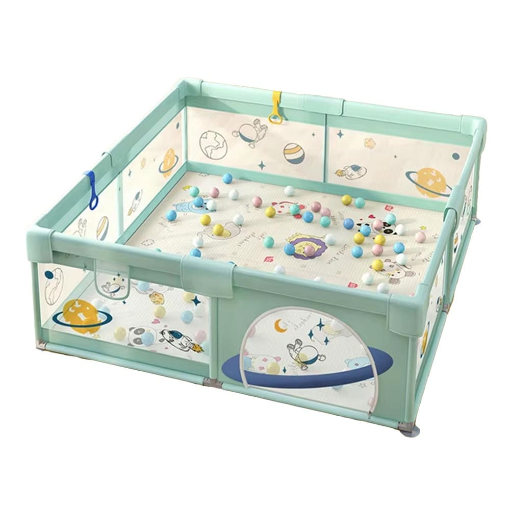 Corral Infantil  Área de Juego Segura Bebé Malla Transpirable Base Acolchada L-994