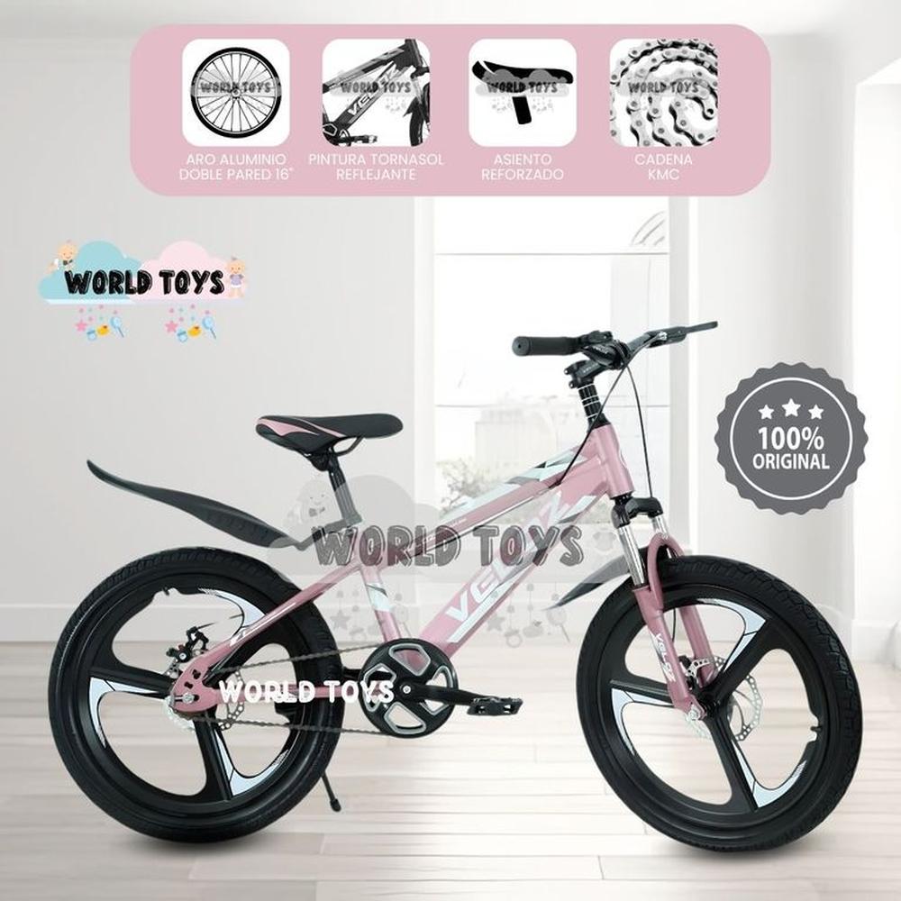 Bicicleta Para Niño Aro 16 PALMEIRA ASPA II Pink